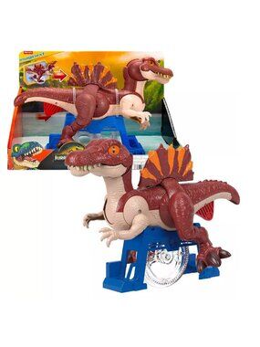 Jurassic World Imaginext Sprinting Spinosaurus Dinosaur Toy With Action Features